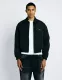 Initial Pin Bomber Jacket - Black